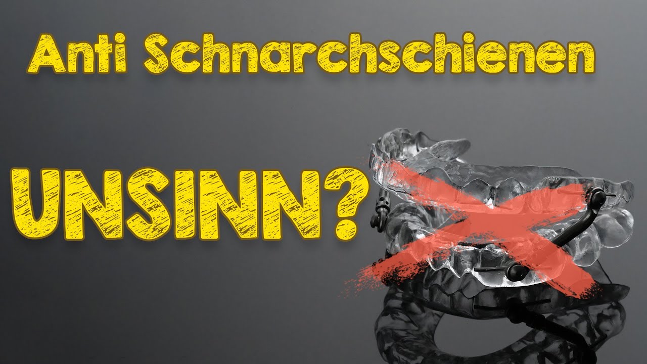Anti Schnarchschienen - Kr&uuml;cke mit Folgen. Das muss dir unbedingt klar sein!