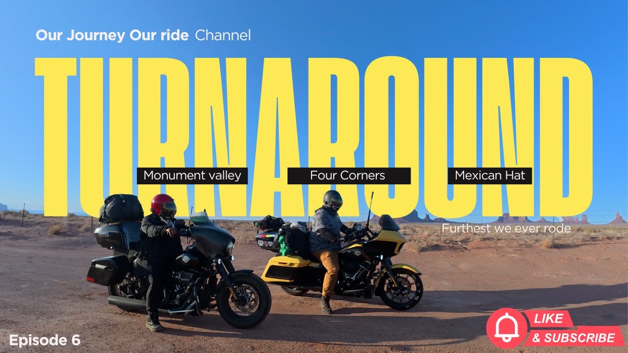 Furthest Ride of Our Life! Four Corners to Forrest Gump Spot - Then we Turned around ...