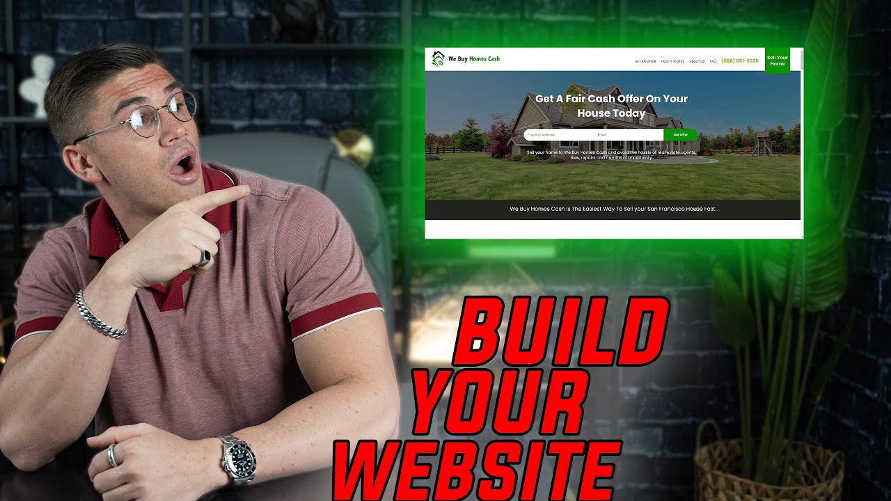 Building A Wholesaling Website Tutorial (Super Easy)