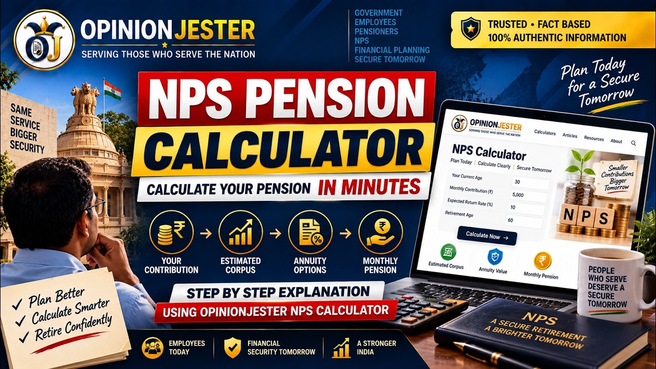 How to Calculate NPS Corpus & Pension | NPS Calculator |