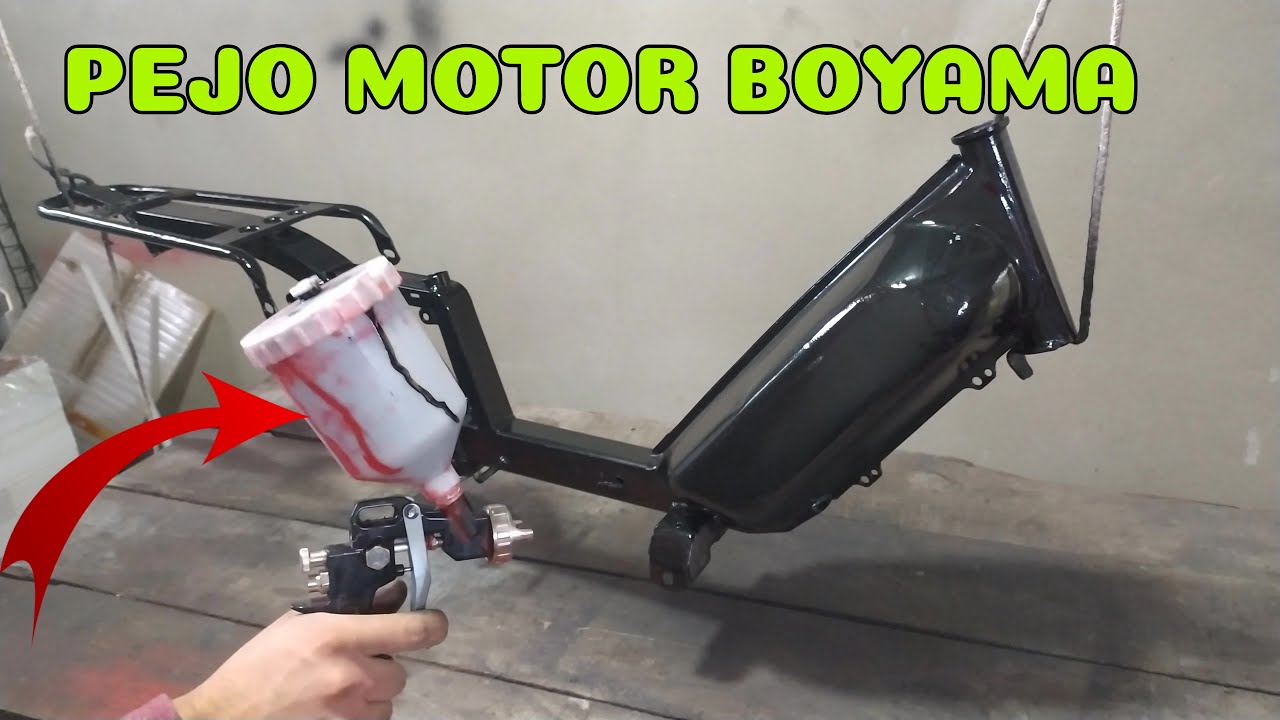 PEJO 103 MOTOR BOYAMA!! Hurda Pejo Motoru Boyadım!