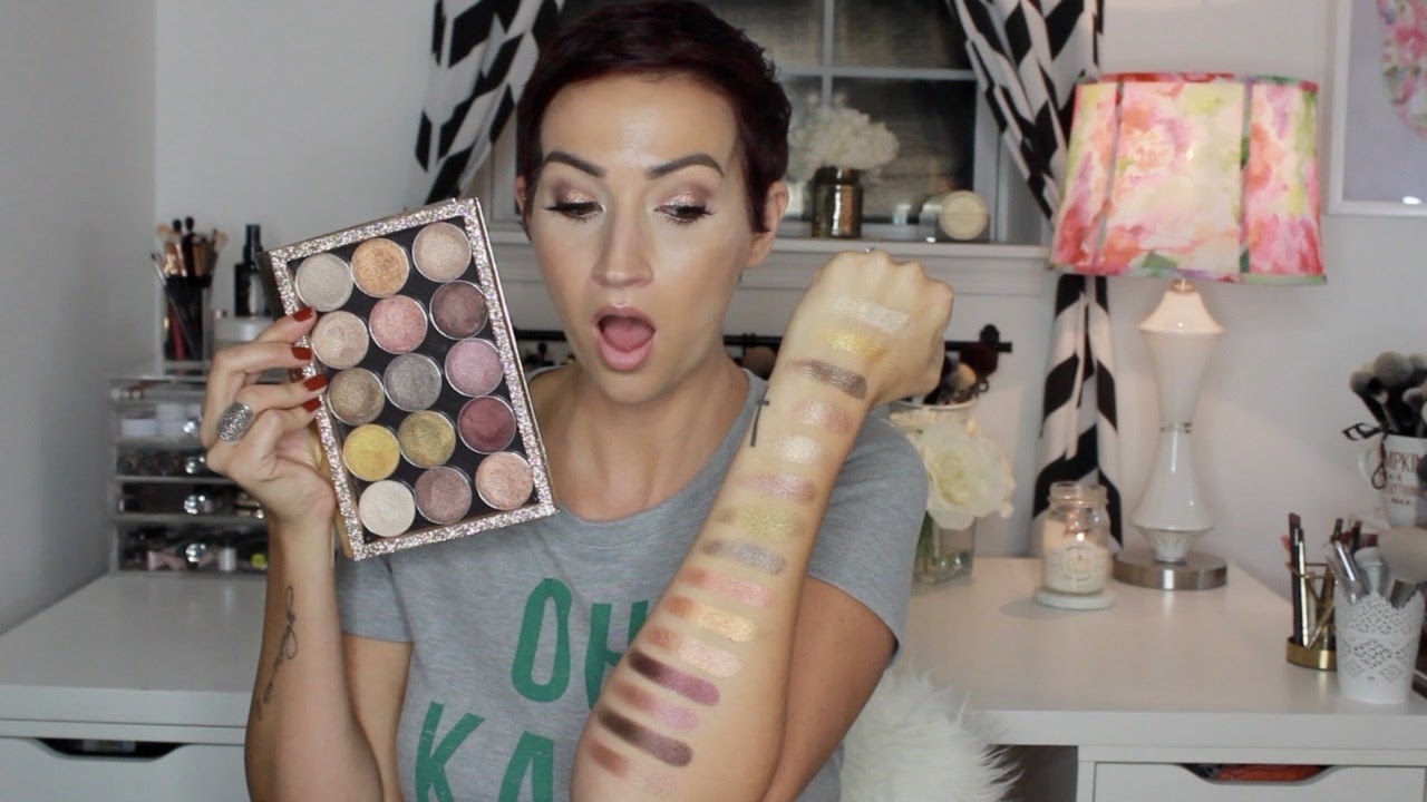 MORPHE PRESSED PIGMENTS | BRUSH SWATCHES | HOW I DEPOT MAKEUP