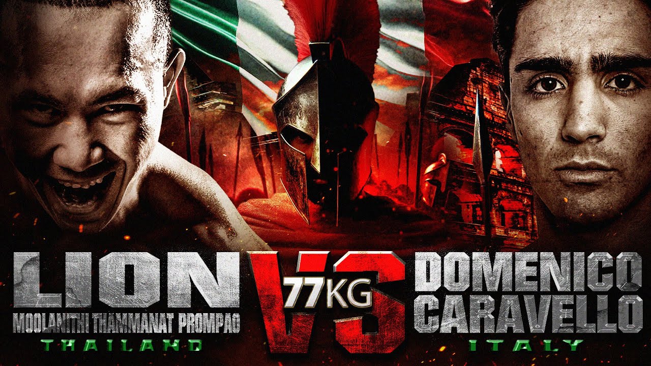 Lion Moolanithi Thammanat Prompao VS Domenico Caravello | THAI FIGHT ROME