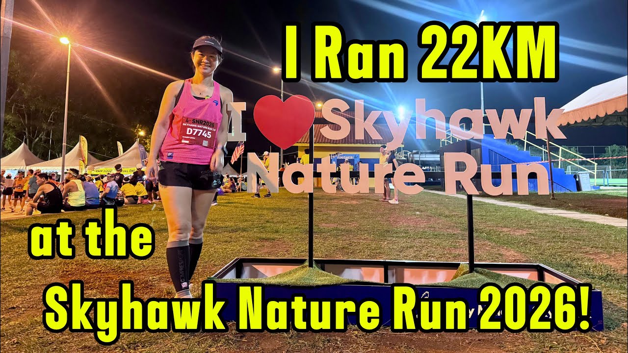 Я пробежал 22 км на забеге SKYHAWK NATURE RUN 2026, Малакка, Малайзия!