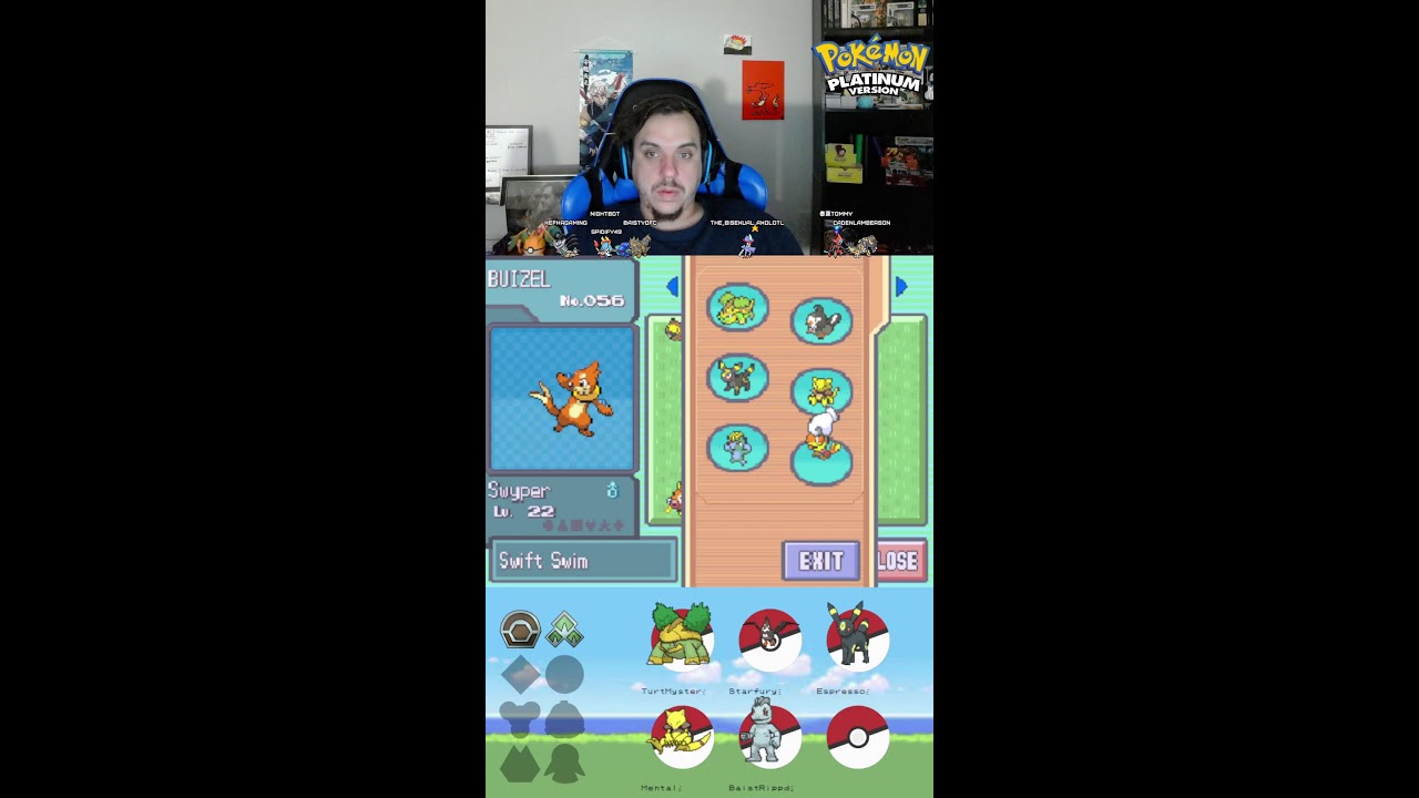 Please no more losses!!!! - Pokémon Platinum Genlocke (Vertical) #pokemon #gaming #streaming