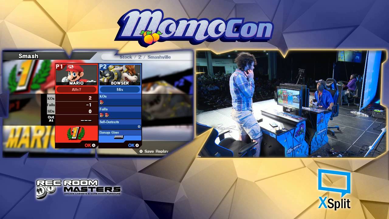 Momocon 2016: Smash 4 Singles - Ally (Mario) vs Lord Mix (Bowser) - Losers Semis