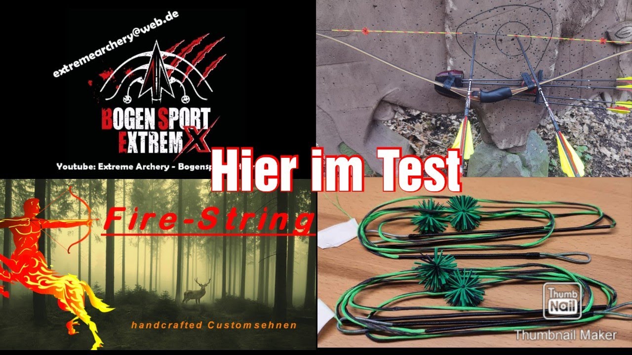 Custom Endlossehnen für den Bogensport von Fire String Profed by BogenSportExtrem Vorstellung Teil 1