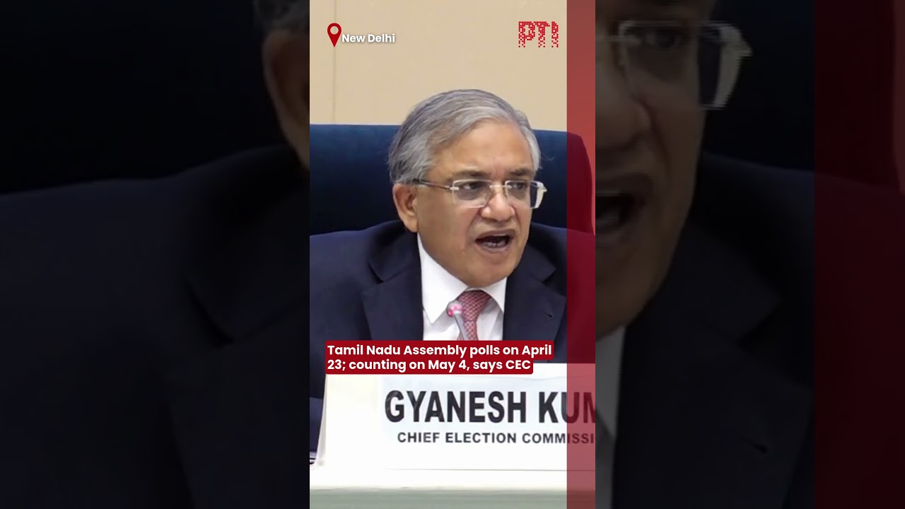 Tamil Nadu Assembly polls on April 23; counting on May 4, says CEC