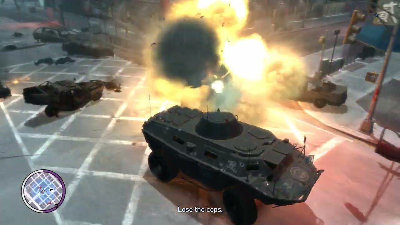 GTA TBoGT - 6 Star Wanted Level - ACP Rampage