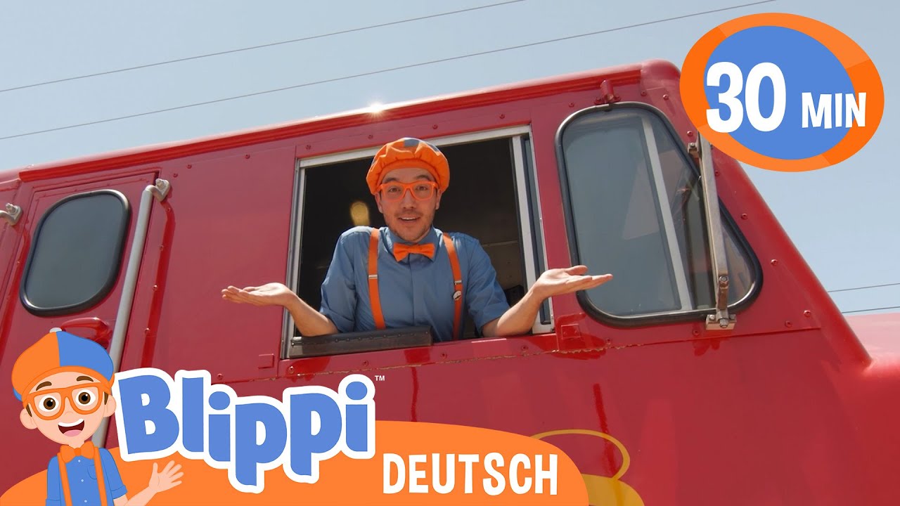 Blippi als Zugführer ☀️ Blippi Deutsch | Abenteuer und Videos für Kinder