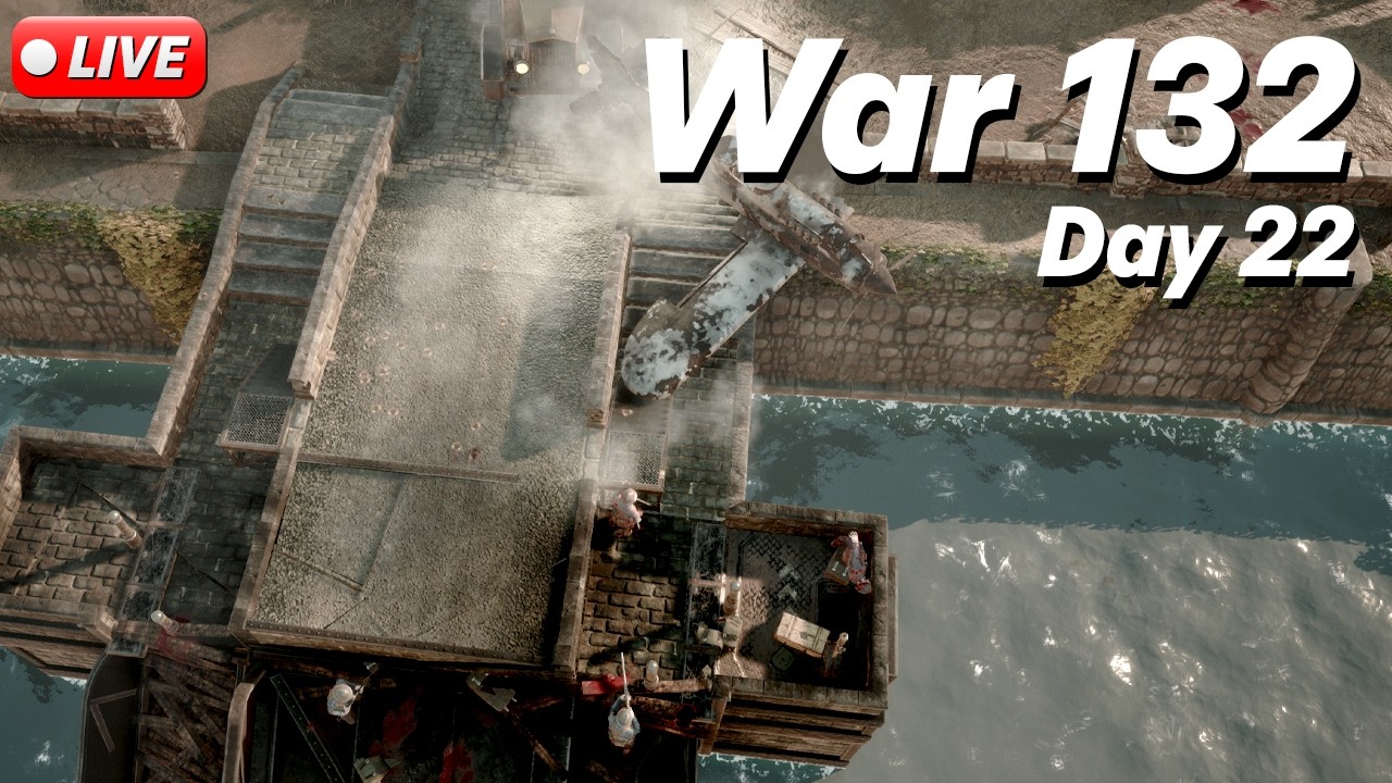 🔴 FOXHOLE AIRBORNE // WAR 132 - DAY 22 // WARDEN FRONTLINE // LIVE GAMEPLAY