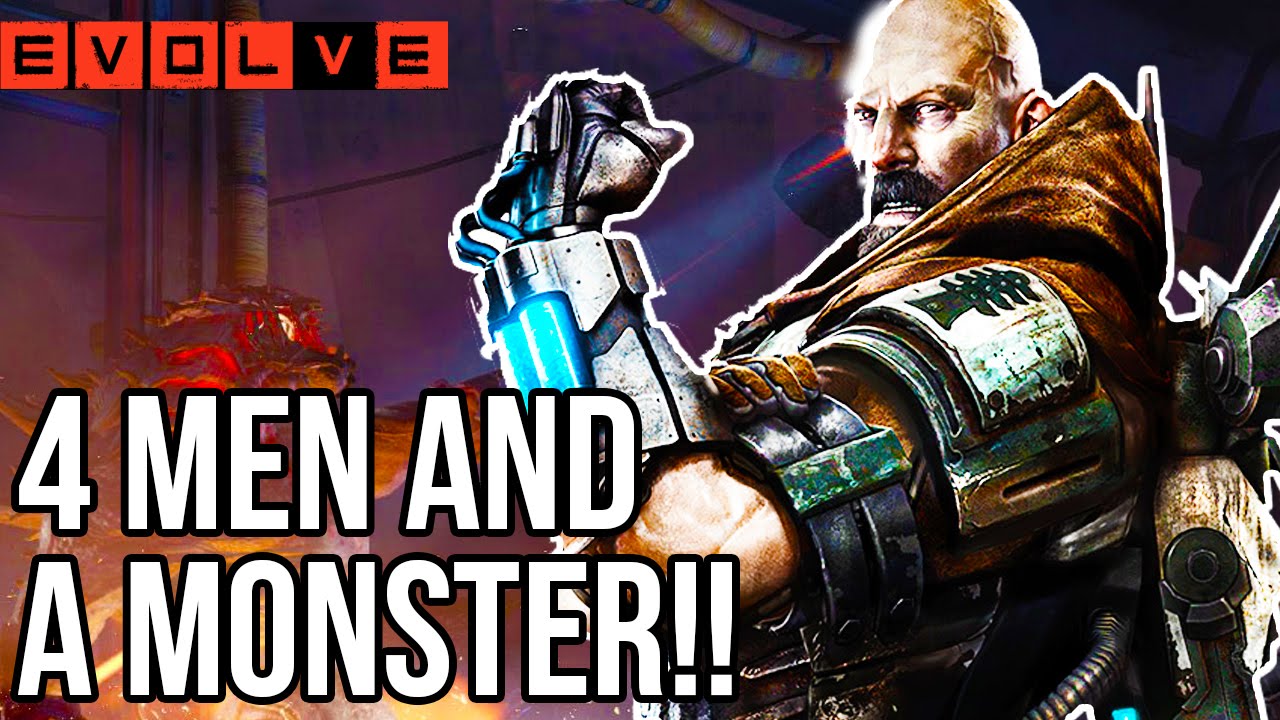 FOUR MEN AND A MONSTER!! Evolve Gameplay Walkthrough - Multiplayer - Part 32!! (XB1 1080p HD)