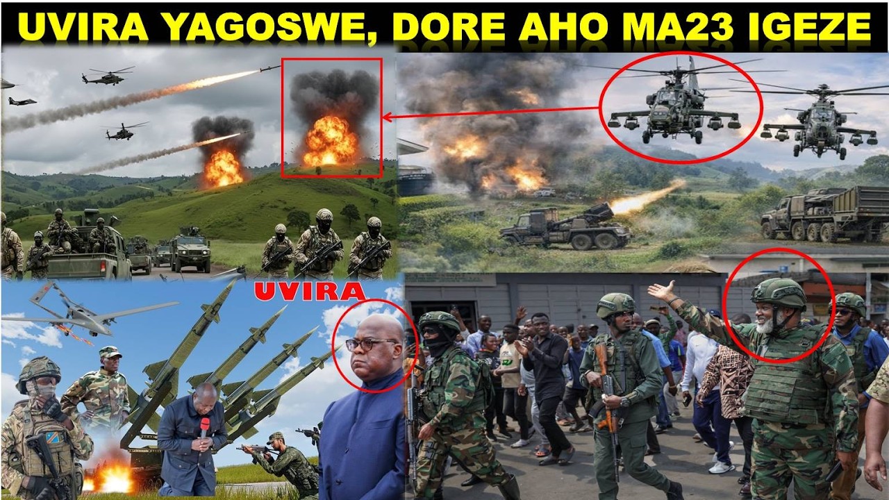 🔴LIVE: #UVIRA YAGOSWE, BIRARANGIYE, #FARDC BARAHUNZE. #ABANYAMULENGE BASHYIRIYE ITURO PEREZIDA #NEVA