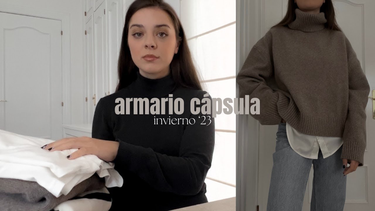 ARMARIO CÁPSULA 🌱 básicos para este invierno #armariocapsula #wardrobe #hm #zara #invierno2022