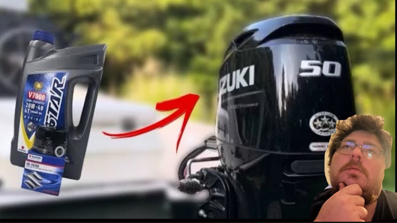 2022 Suzuki DF50 Outboard 20-Hour Service | Step-by-Step Oil & Lower Unit Maintenance DF40 and DF60