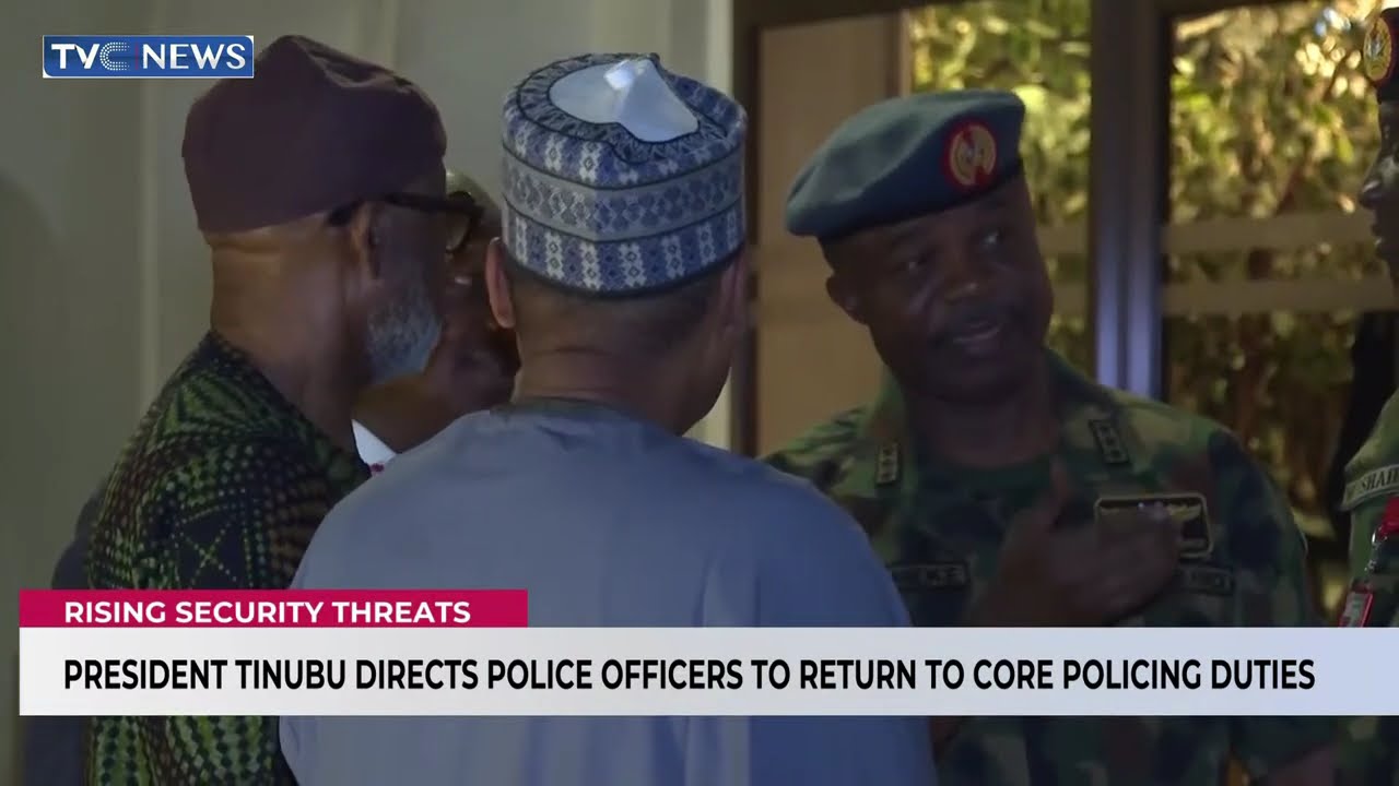 Pres. Tinubu Orders Withdrawal Of Police From VIPs, Directs Return To Core Policing Duties