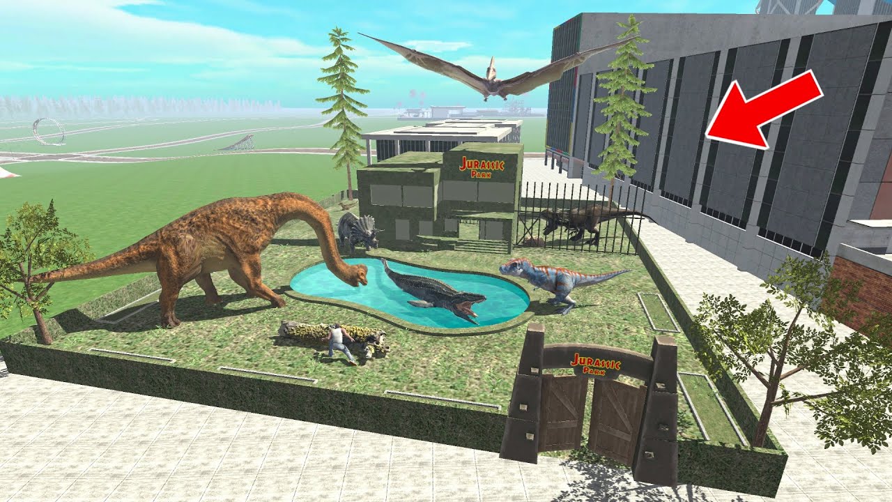 Franklin Change House to Jurassic Park in Indian Bikes Driving 3D