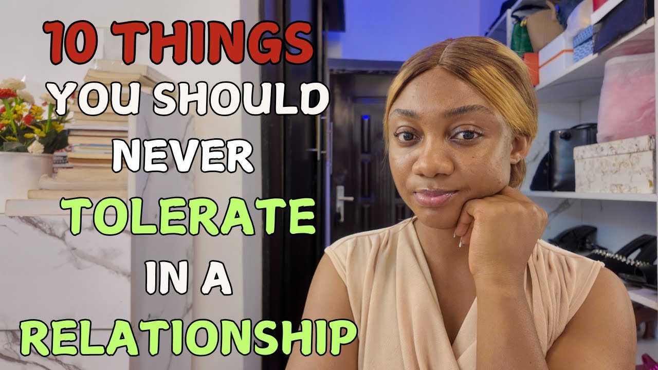 10 THINGS You Should NEVER Tolerate in a RELATIONSHIP | Healthy Boundaries