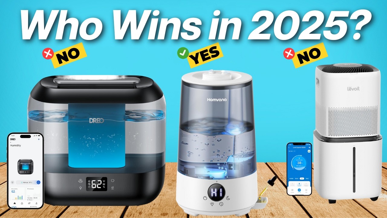 ✅ Top 5 Best HUMIDIFIERS of 2025 [watch before you buy one]