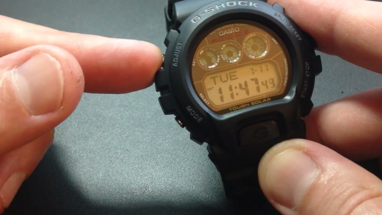 Casio G-Shock (GW-6900-1CF) | See it wake up from Power Savings