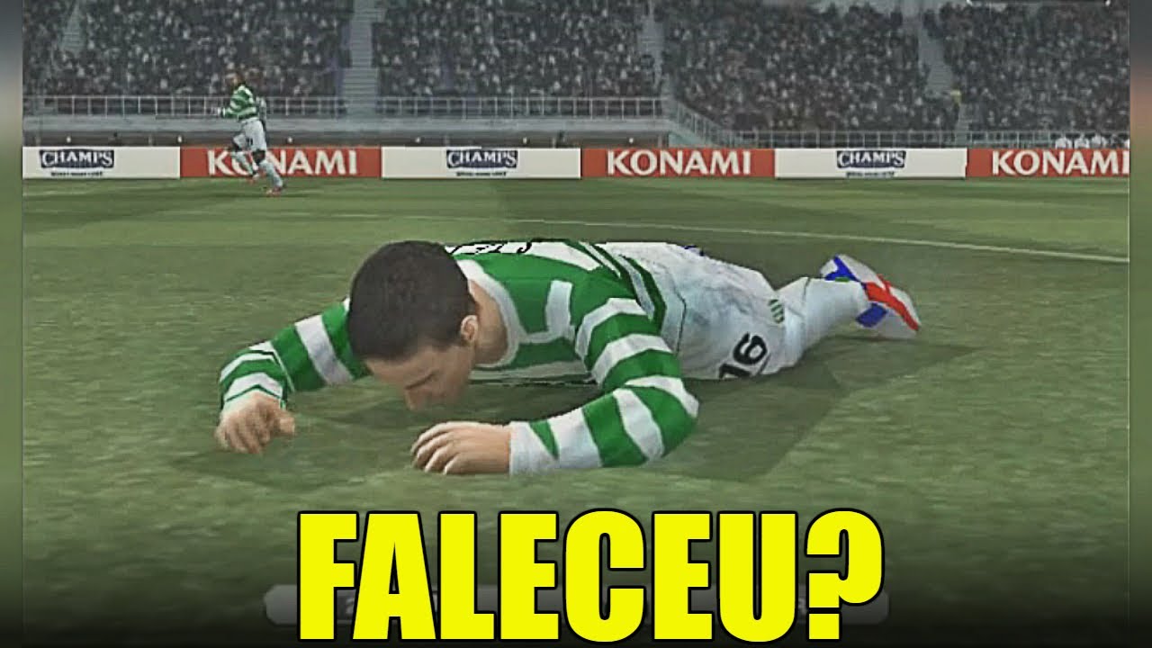 JOGADOR MORRE EM CAMPO? - CURIOSIDADES DO PES DE PLAYSTATION 2 pt. 6!