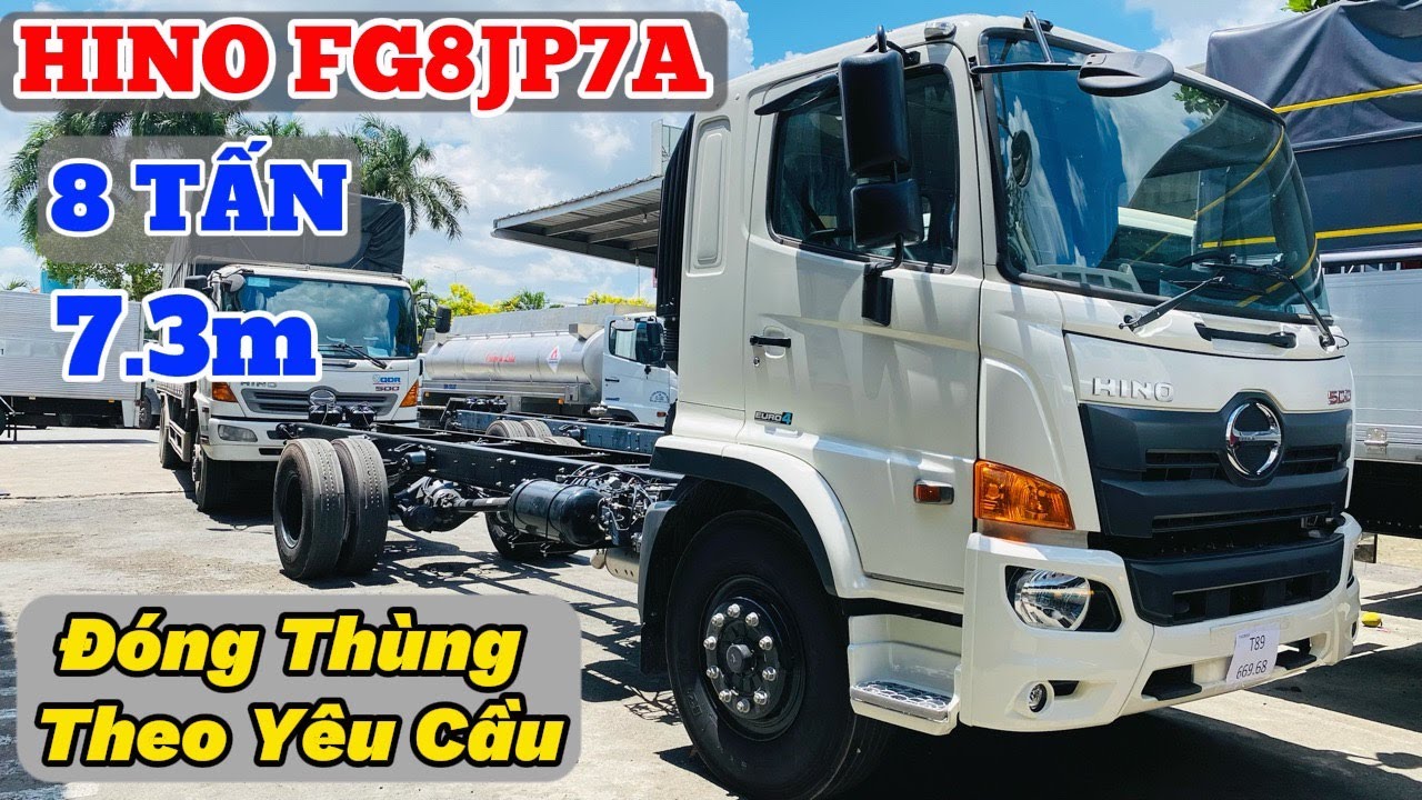 Xe Tải Hino 8 Tấn 2023 | Gi&aacute; Xe Hino 8 Tấn Lăn B&aacute;nh Bao Nhi&ecirc;u