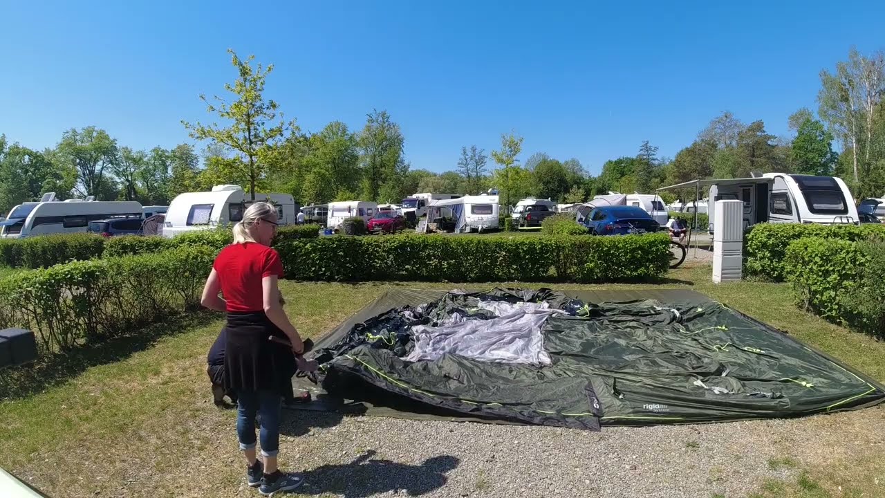 4 Tage Campingpark Gohren mit unserem Outwell Oakdale 5PA 2025