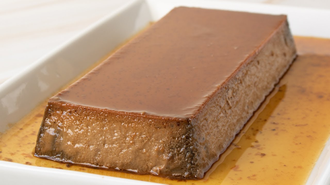 FLAN de CAFÉ ☕ ¡¡Solo 4 ingredientes!!