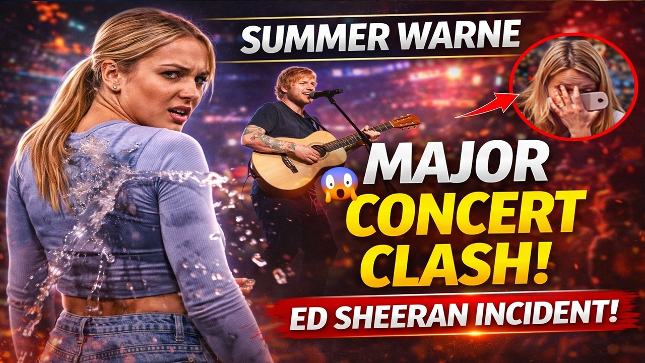 Shane Warne’s Daughter Confronts “Karen” at Ed Sheeran Concert – Emotional Story!