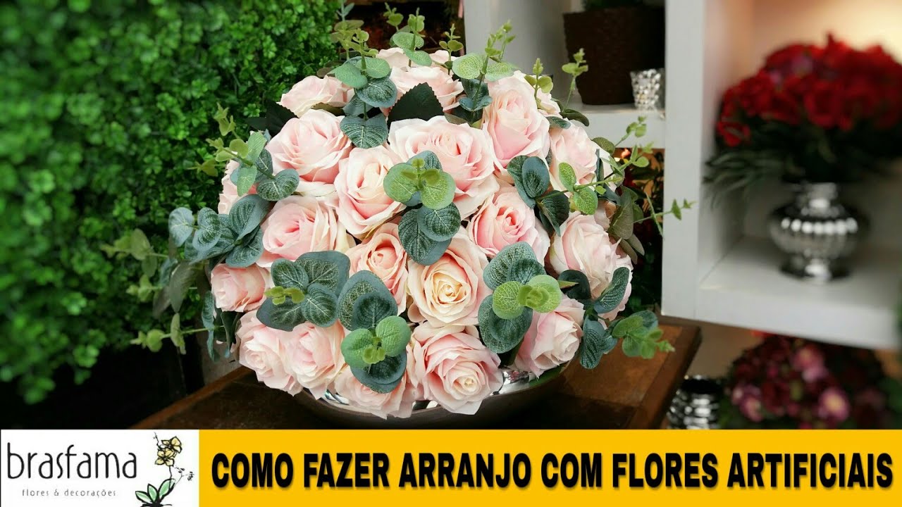 COMO FAZER ARRANJOS DE MESA COM FLORES ARTIFICIAIS| Inscreva-se no canal e compartilhe...