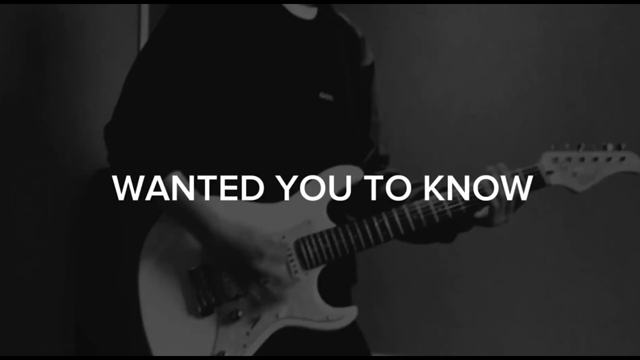 ZAEO - WANTED YOU TO KNOW (Lyric Video)