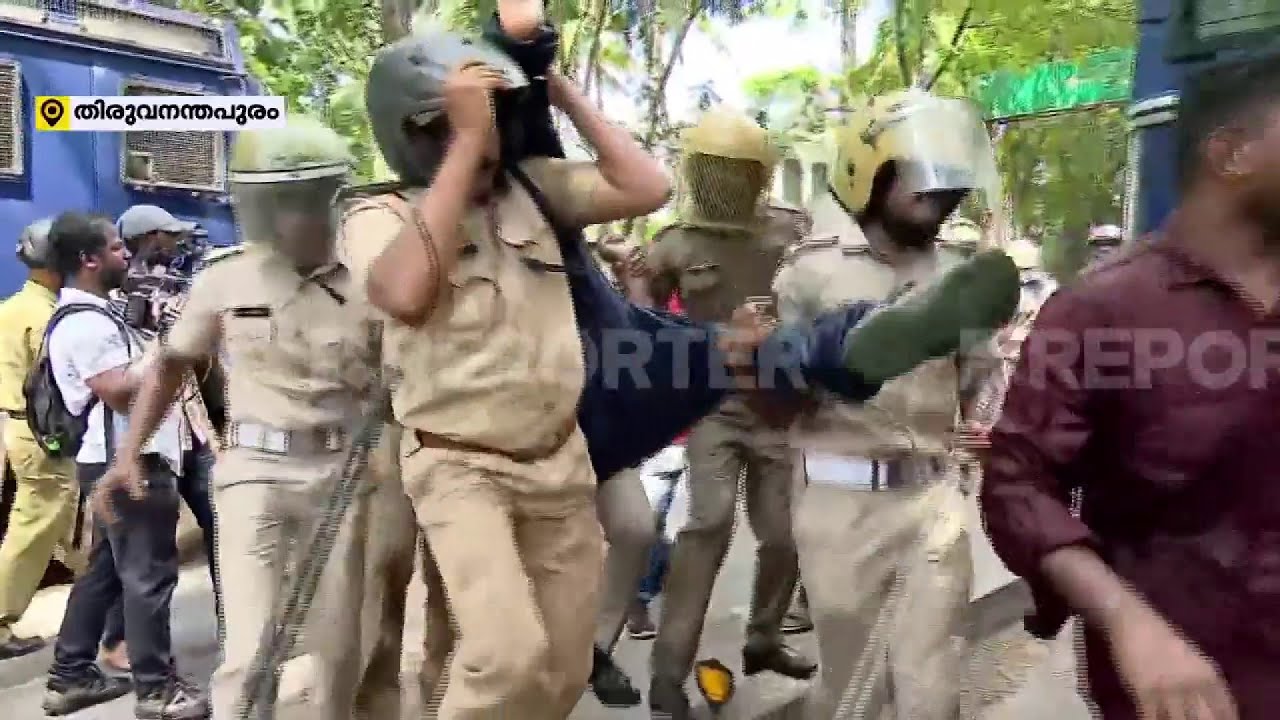 NEET 2024; രാജ്ഭവനിലേക്ക് SFI നടത്തിയ മാർച്ചിൽ സംഘർഷം | Rajbhavan | SFI