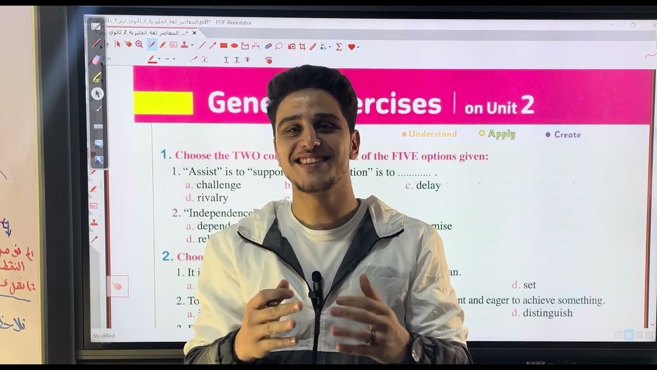 حل امتحان (unit 2) تانية ثانوي من كتاب المعاصر | تدريب شامل على أسئلة الامتحان