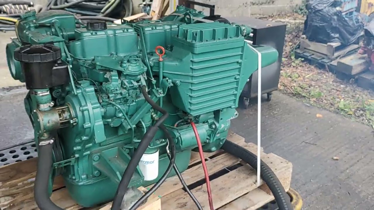 Twin Volvo Penta TAMD31A 130hp Marine Diesel Engines 041022