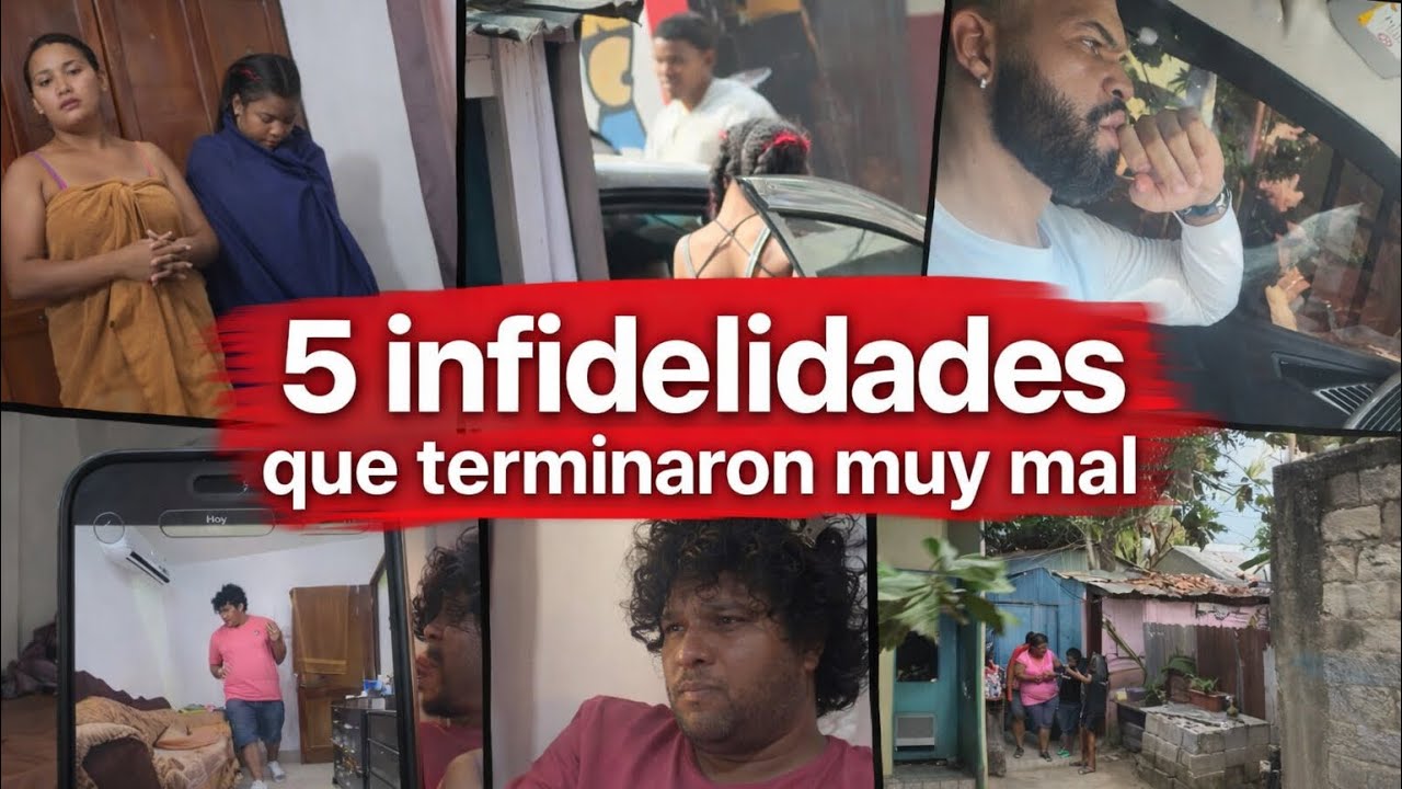 Las 5 infidelidad más sorprendentes y grabada en el momento exacto 