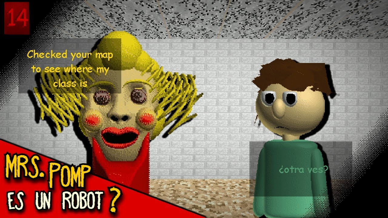 ¿Cuál es el origen de Mrs. Pomp? (Baldi's Basics Plus) | Teoría