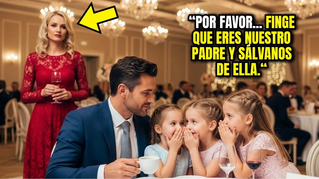 FINGE SER NUESTRO PADRE — SUSURRAN TRILLIZAS AL MILLONARIO Y EL RESTAURANTE QUEDÓ EN SHOCK