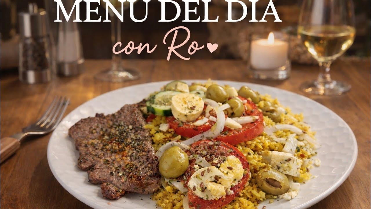 Plato Vital con Churrasco y Arroz Integral
