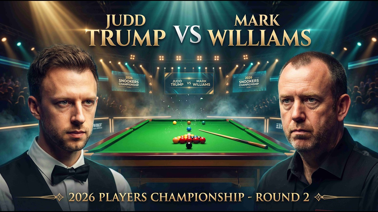Judd Trump vs. Mark Williams 2026 Snooker Players Championship#film #snooker  #shortvideos #foryou
