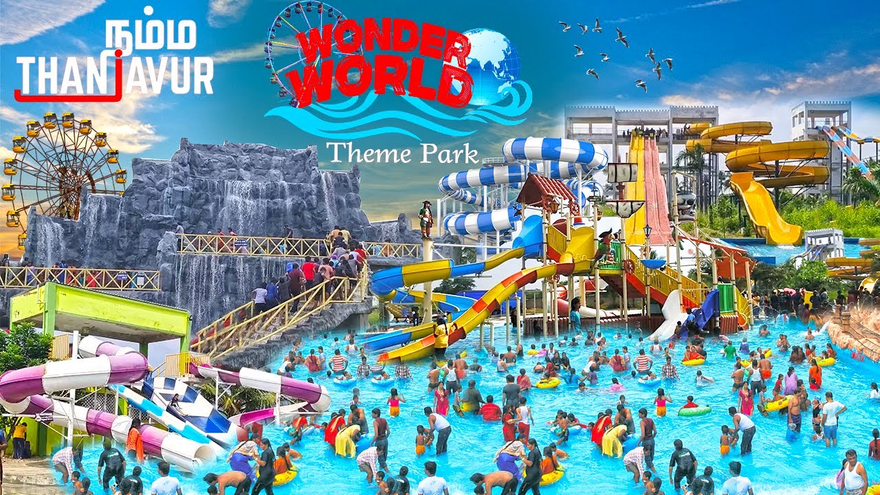 Wonder World Theme Park || Amusement & Water Theme Park Thanjavur || Full Tour || THRILL & FUN Rides
