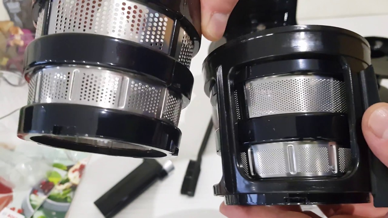 Шнековая соковыжималка Bosch MESM731M распаковка