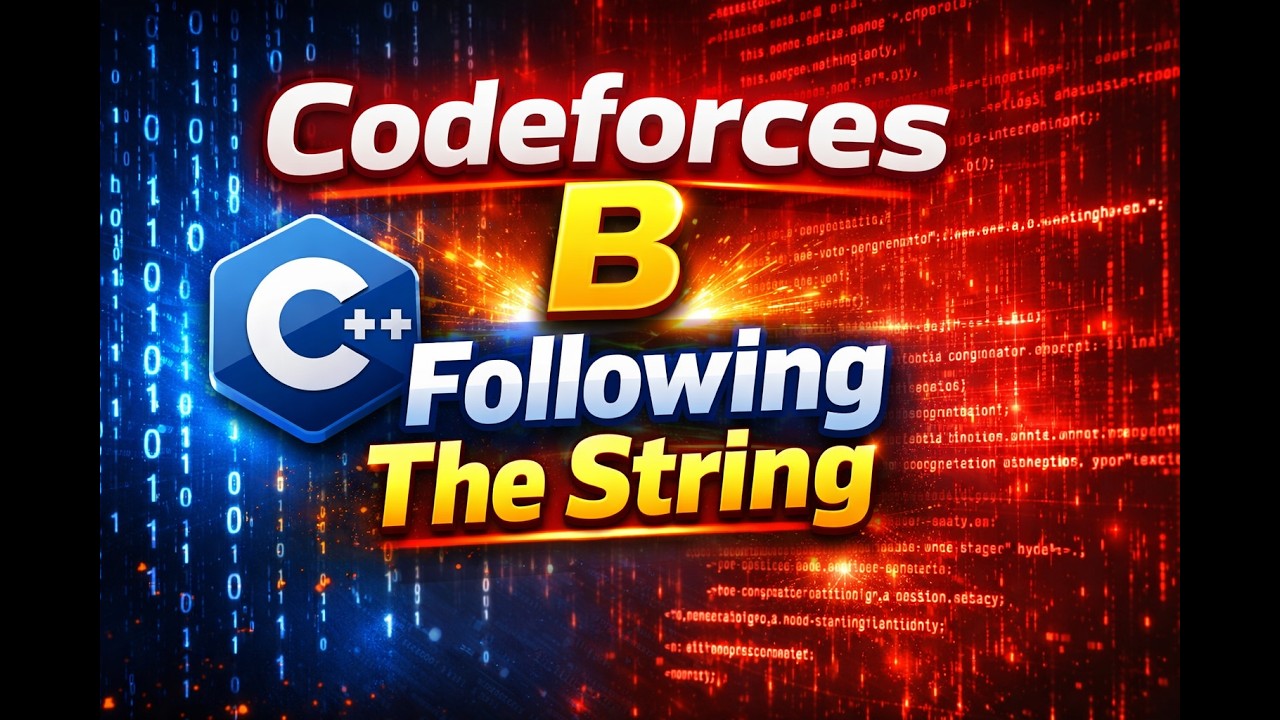 Codeforces 923 Div 3 B | Following the String | C++ Solution Explained | Easy Greedy