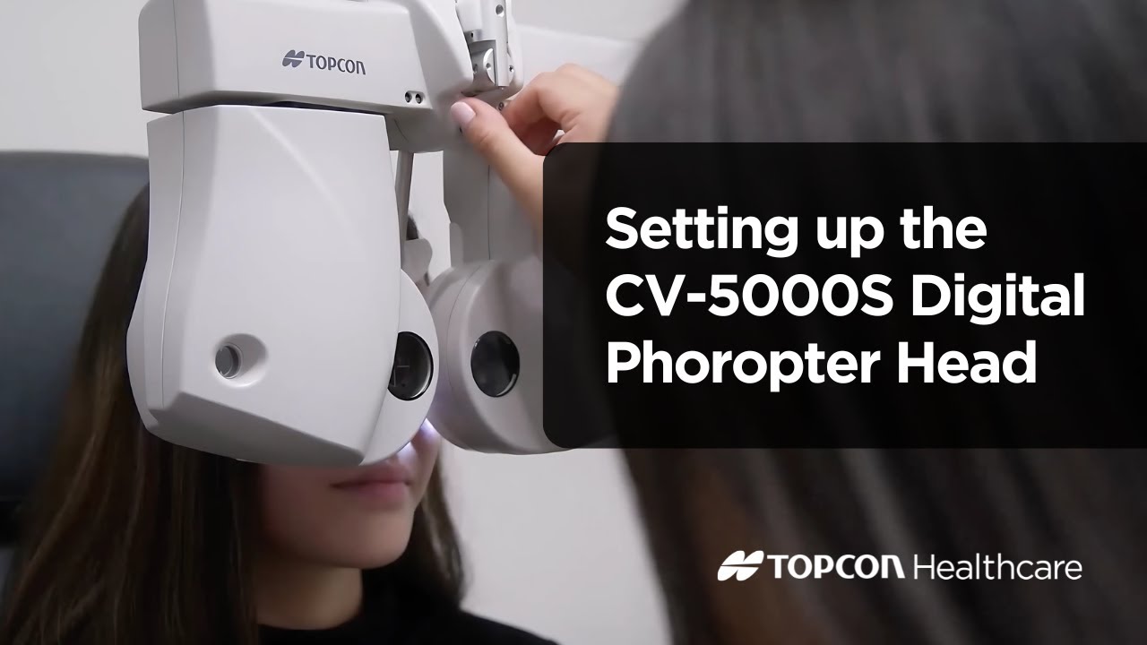 Настройка цифровой фороптерной головки CV-5000S | Topcon Healthcare