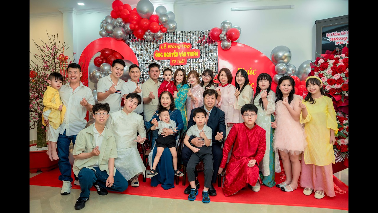 Mừng Thọ Ông Nguyễn Văn Thơm 70 Tuổi | Hoàng Khôi Production