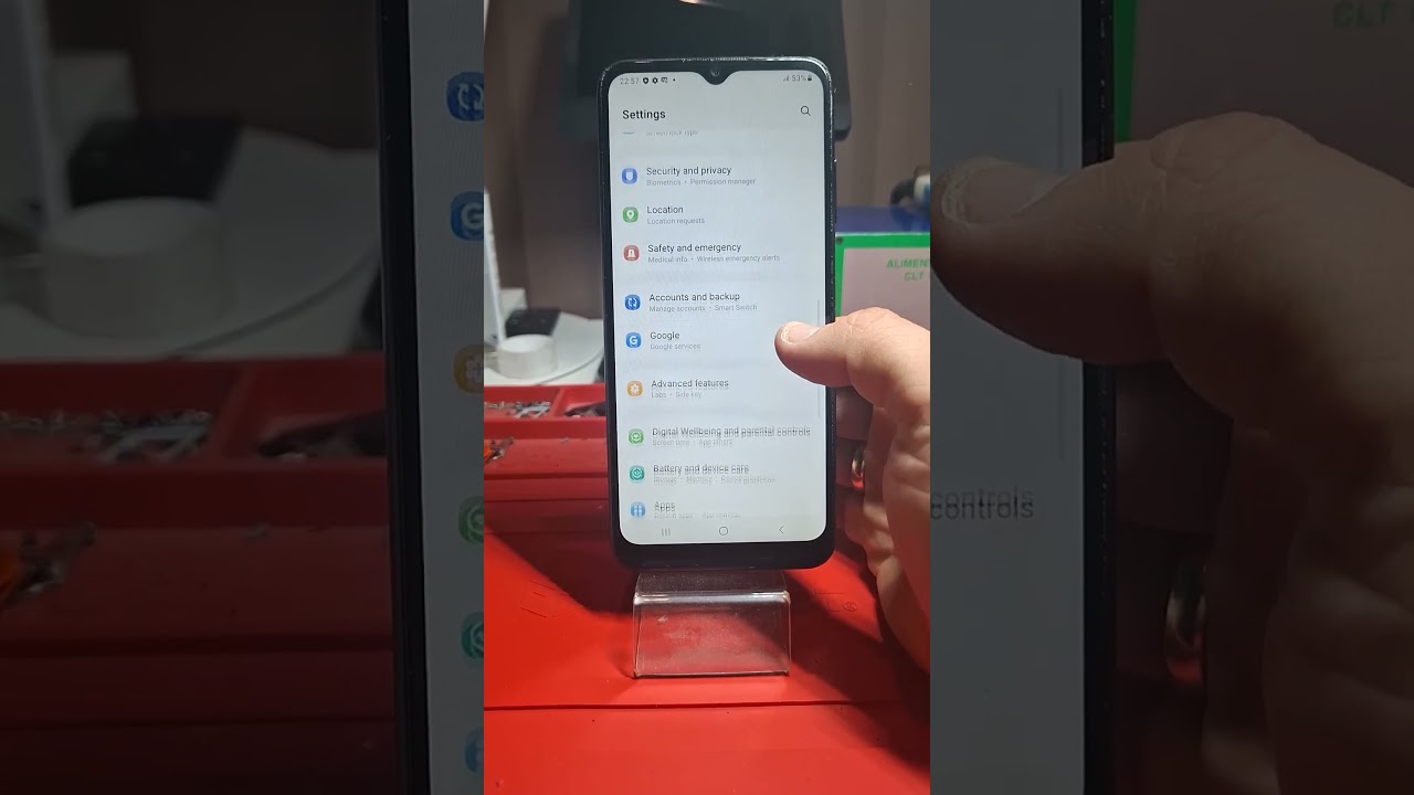 Samsung A03s See Ram and Storage