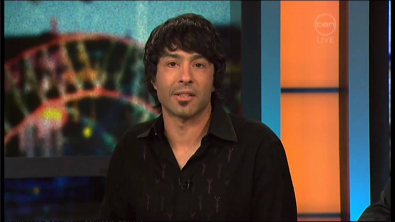 Arj Barker on The 7pm Project (Australia) - MICF & bionic eyes
