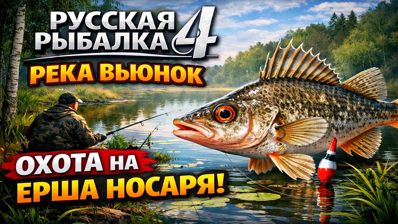 Русская Рыбалка 4 — Вьюнок | ПОЧТИ ТРОФЕЙ | СЕРИЯ 4