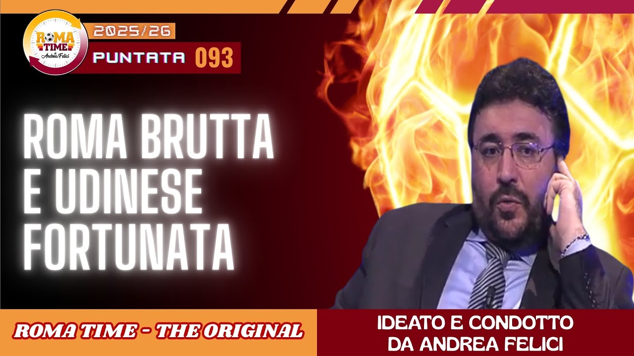 🟧🟥 LIVE | Roma brutta, Udinese fortunata (Puntata n.93 03/02/26-Stagione 25/26)