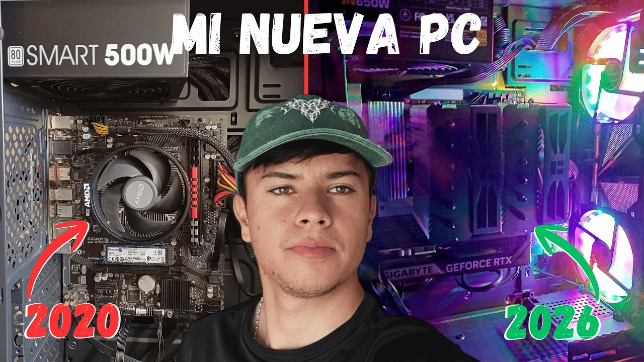 De un 3400G a una RTX 5060… el salto fue ABISMAL🔥(ensamble de mi nueva PC)