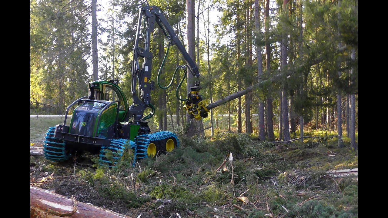 John Deere 1270G With H414 Head (4K)